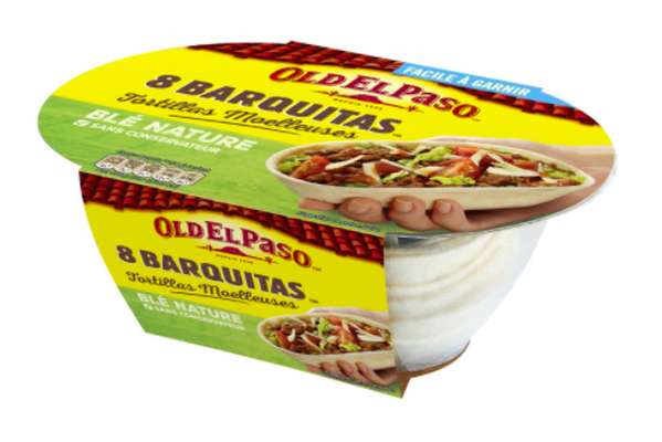Barquitas de blé nature, Old El Paso (x 8, 193 g)