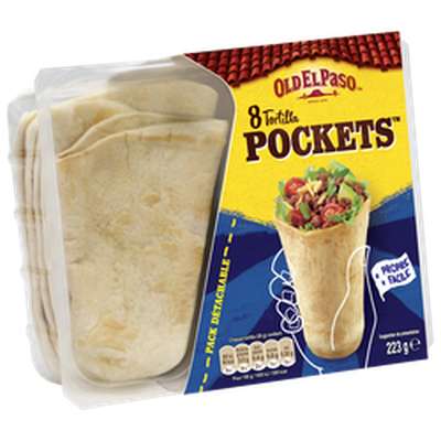 Tortillas pocket, Old El Paso (x 8, 223 g)