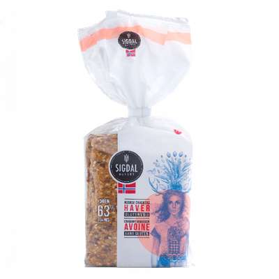 Pain craquant Norvégien sans gluten - Avoine,  Sigdal Bakeri (190 g)