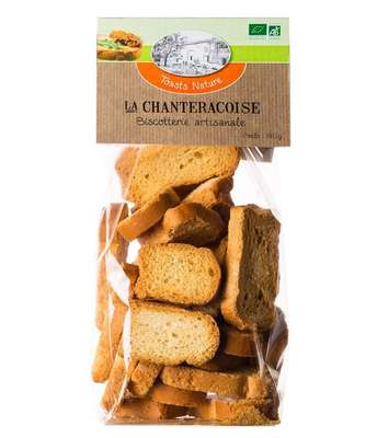 Toasts nature BIO, La Chanteracoise (140 g)