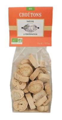 Croûtons nature BIO, La Chanteracoise (100 g)