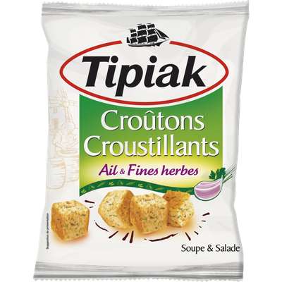 Croûtons ail & fines herbes, Tipiak (100 g)