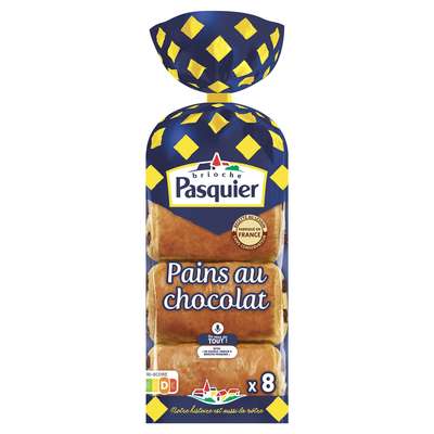 Pain au chocolat, Pasquier (x 8, 360 g)