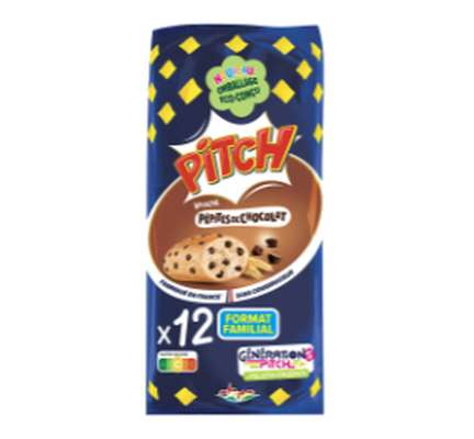 Pitch brioches pépites de chocolat, Pasquier (x 12, 450 g)