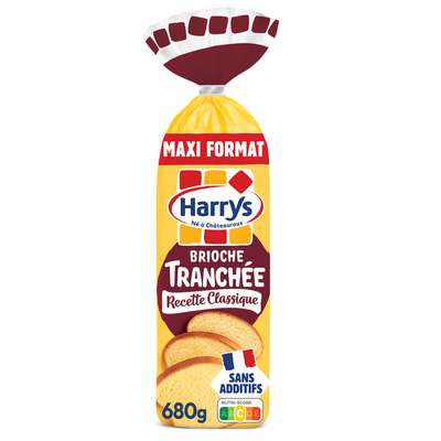 Brioche tranchée classique, Harry's (680 g)
