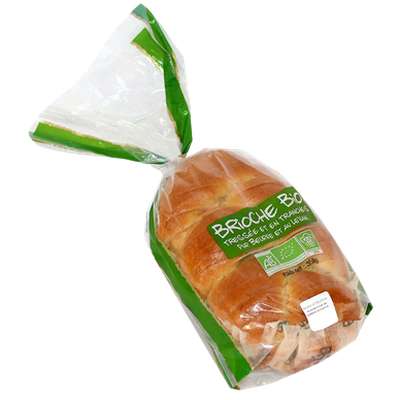 Brioche tressée tranchée pur beurre et au levain BIO, Thomas Brioche (350 g)