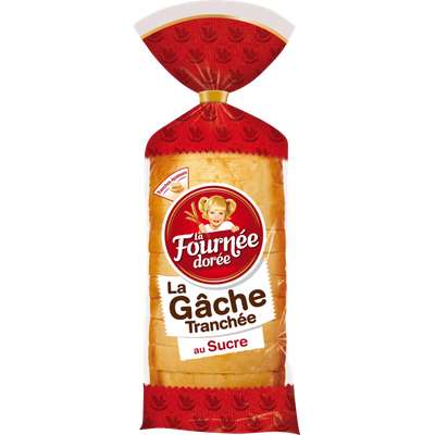 Gâche tranchée au sucre, La Fournée Dorée (500 g)