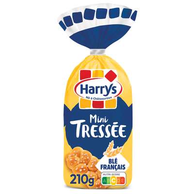 Mini Tressée aux perles de sucre, Harry's (210 g)
