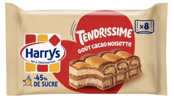 Tendrissime goût cacao noisette, Harry's (x 8, 264 g)