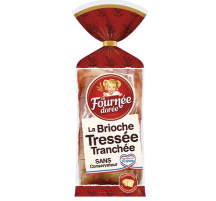 La Brioche tressée, La Fournée Dorée  (500 g)