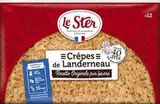 Crêpes de Landerneau au lait frais et beurre pâtissier, Le Ster (x 12, 300 g)