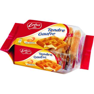 Tendre gaufre, Lotus Bakeries (8 x 1 pièce, soit 224 g)