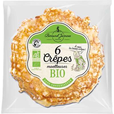 Crepes moelleuses BIO, Bernard Jarnoux (x 6, 210 g)