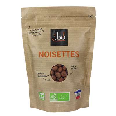 Noisettes décortiquées BIO, Ibo (250 g)