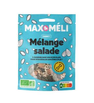 Mélange graines pour salade BIO, Max & Méli (125 g), UE - non UE