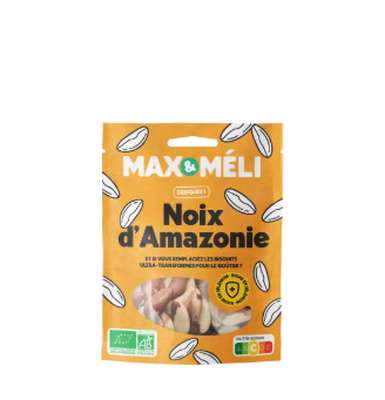 Noix d'Amazonie BIO, Max & Méli (125 g), Bolivie