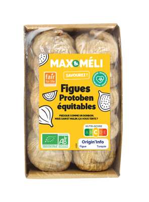 Figues Protoben equitables BIO, Max & Méli (500 g), Turquie