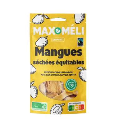 Mangues séchées équitables BIO, Max & Méli (125 g), Burkina Faso