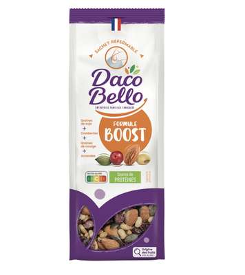 Formule boost mélanges de fruits secs et graines, Daco Bello (200 g)