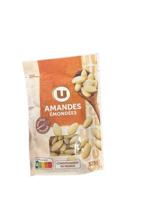 Amandes émondées sachet, U (125 g)