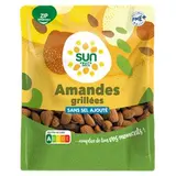 Amandes décortiquées, grillées et sans sel, Sun (300 g)