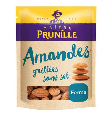 Amandes décortiquées grillées sans sel, Maître Prunille (250 g)