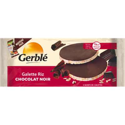 Galette de riz chocolat noir, Gerblé (130 g)