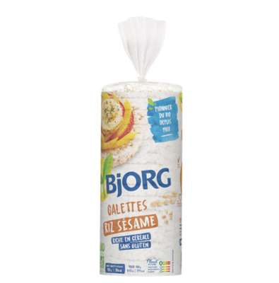 Galette de riz complet au sésame BIO, Bjorg (130 g)