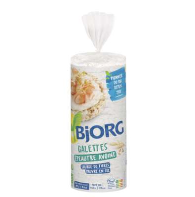 Galette épeautre et son d'avoine BIO, Bjorg (130 g)