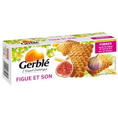 Biscuit Figue et Son, Gerblé (210 g)
