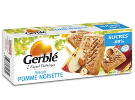 Biscuits à la pomme et aux noisettes, Gerblé (230 g)