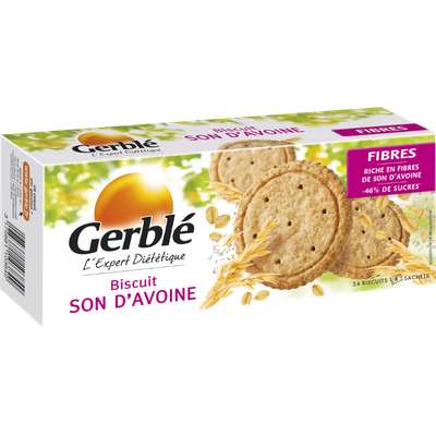 Biscuits au son d'avoine, Gerblé (144 g)