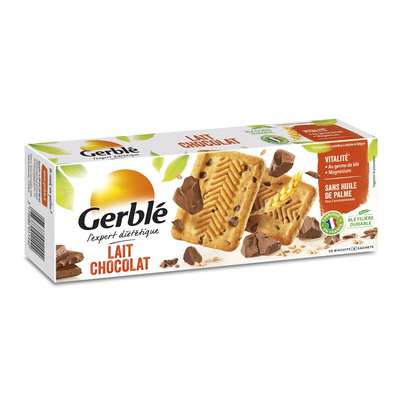 Biscuits lait chocolat, Gerblé (230 g)