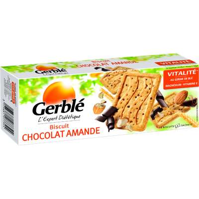 Biscuits chocolat amande, Gerblé (200 g)