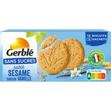 Biscuits au sésame et à la vanille sans sucre ajouté, Gerblé (132 g)