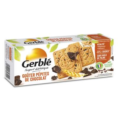 Biscuits pépites chocolat, Gerblé (250 g)