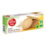Biscuit pavot sésame BIO, Céréal bio (132 g)