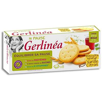 Biscuit régime Citron Vanille, Gerlinea (156 g)