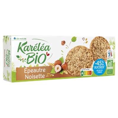 Sablés à l'épeautre noisette BIO, Karéléa (150 g)