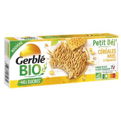 Petit dej'ceréales miel BIO,  Gerblé (132 g)