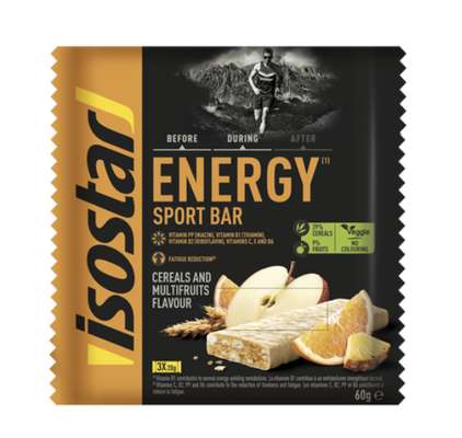 Barres High Energy multifruits, Isostar (x 3, 60 g)