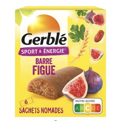 Barres sport et énergie - figue, Gerblé (150 g)