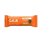 Barre enrobée protéines Shot Double Caramel Vegan, O.K.R (55 g)