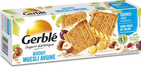 Biscuits muesli avoine, Gerblé (290 g)