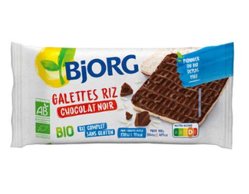 Fine galettes de riz chocolat noir BIO, Bjorg (90 g)