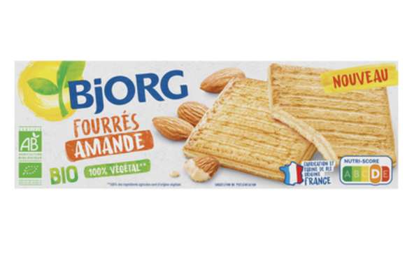 Biscuits fourrés amande BIO, Bjorg (150 g)