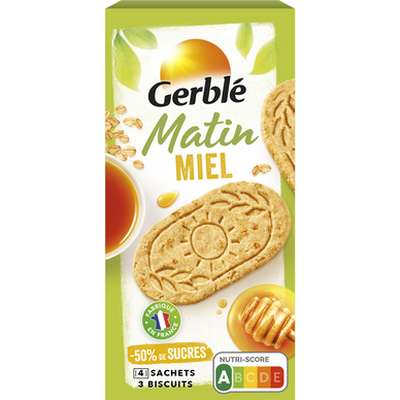 Biscuit matin miel, Gerblé (200 g)