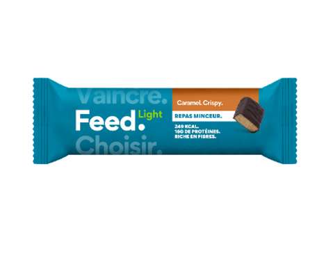 Barre Repas Light Caramel Crispy Vegan, Feed (70 g)