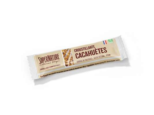 Barre cacahuètes BIO, SuperNature (35 g)