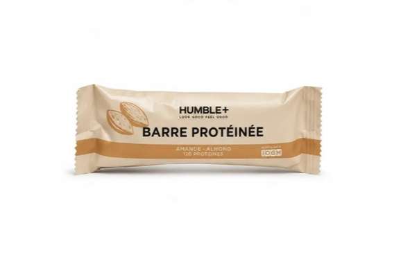 Barre protéinée au collagène amande, Humble +  (50 g)